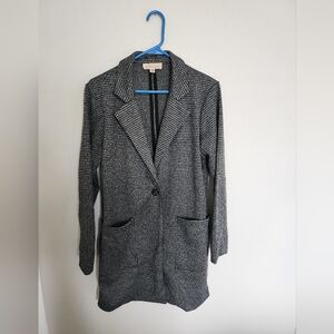 Philosophy Black and Gray Blazer